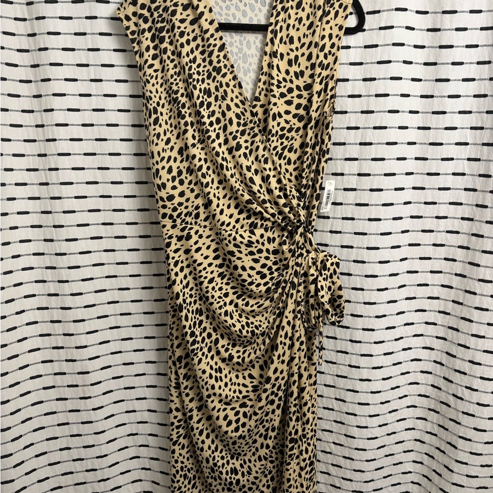 Amazon Essentials Leopard Print Midi Dress